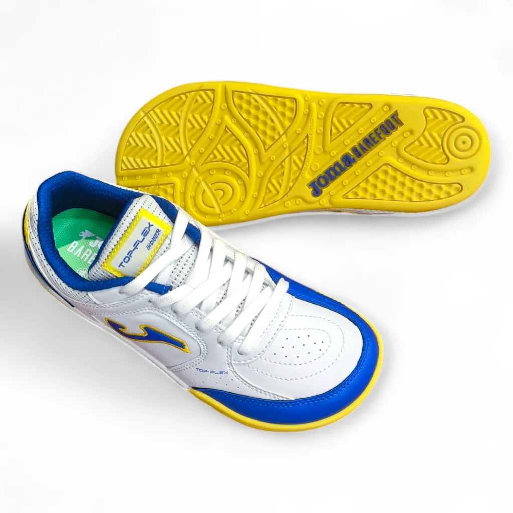 Joma TOP FLEX JUNIOR BAREFOOT 2602 BLANCO INDOOR BFTJS2602IN 03.webp
