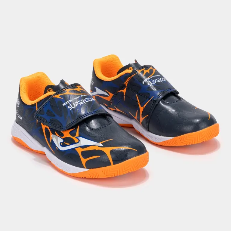 Joma SUPER COPA JR 2503 MARINO NARANJA FLÚOR INDOOR SCJW2503INV 02.webp